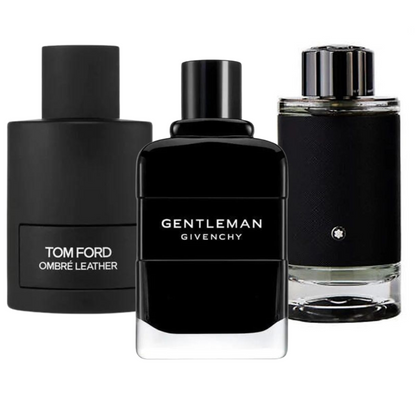 BLACK FRIDAY 3 perfumes: Tom Ford Ombre Leather, Givenchy Gentleman, Montblanc Explorer (Eau de Parfum)
