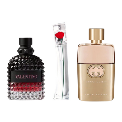 BLACK FRIDAY 3 perfumes: Gucci Guilty, Valentino Intense, Flower By Kenzo (Eau de Parfum)