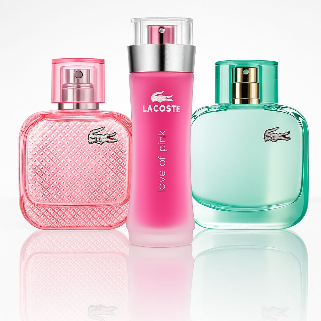 ✨ Trío Lacoste – Sparkling, Love of Pink & Natural  + Splash Victoria’s Secret de Regalo 🎁